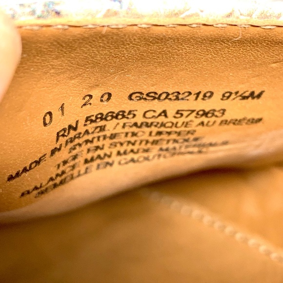 Caslon Brennan Snake Slip On Loafer Flats 9.5 Minimalist Classic Preppy Neutral - Picture 9 of 13